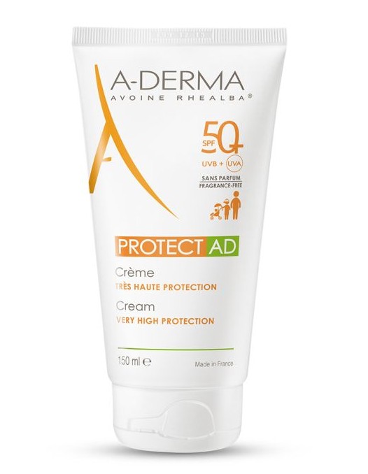Aderma Protect AD SPF 50+ Crème Solaire 150ml